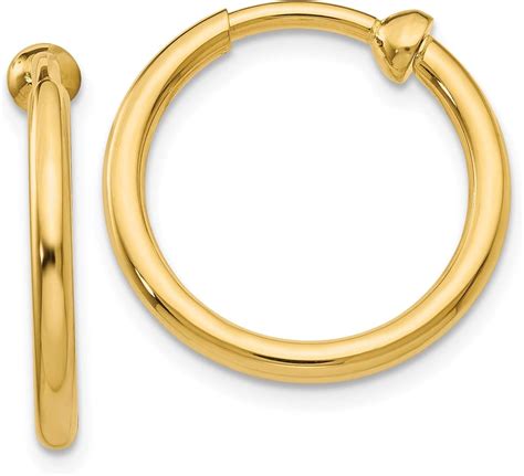 clip on hoop earrings amazon|small clip on hoop earrings.